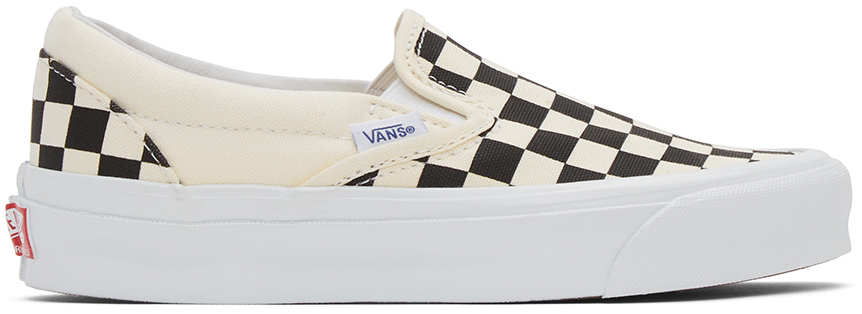 Vans Off-White Check OG Classic Slip-On Sneakers