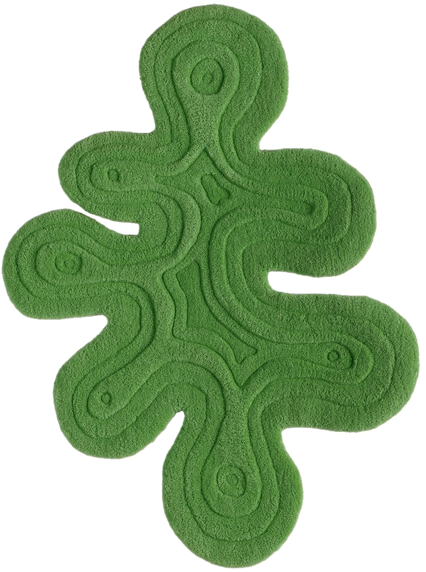 Mush Studios Green Small Dune Rug