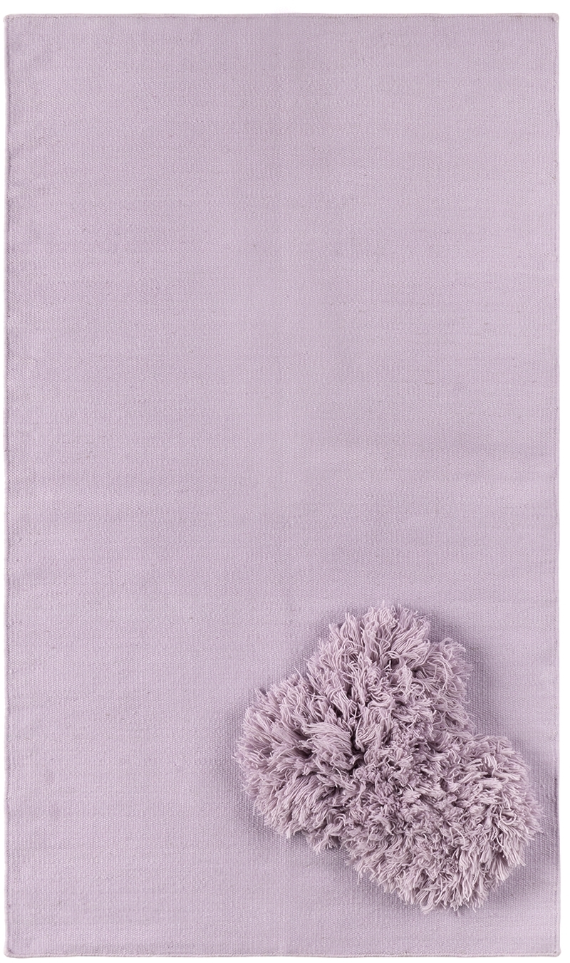 Mush Studios Ssense Exclusive Purple Small Echo Rug In Wisteria
