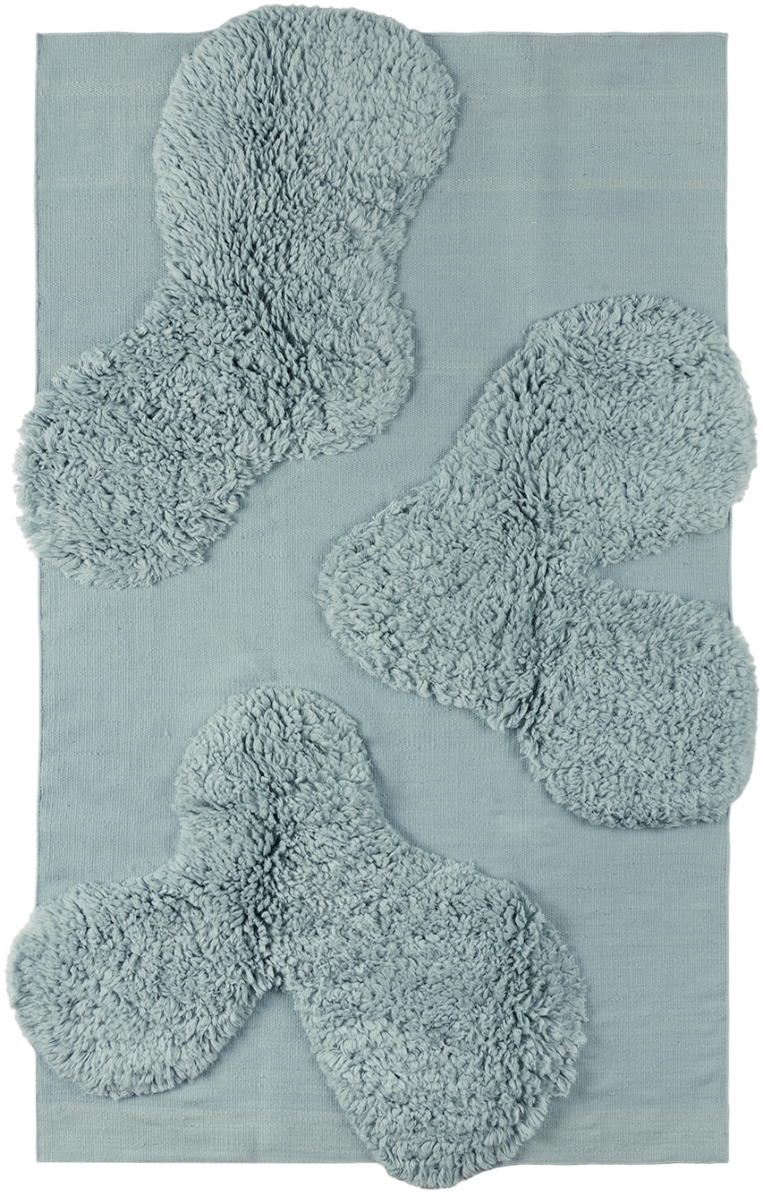 Mush Studios Ssense Exclusive Blue Medium Orca Rug