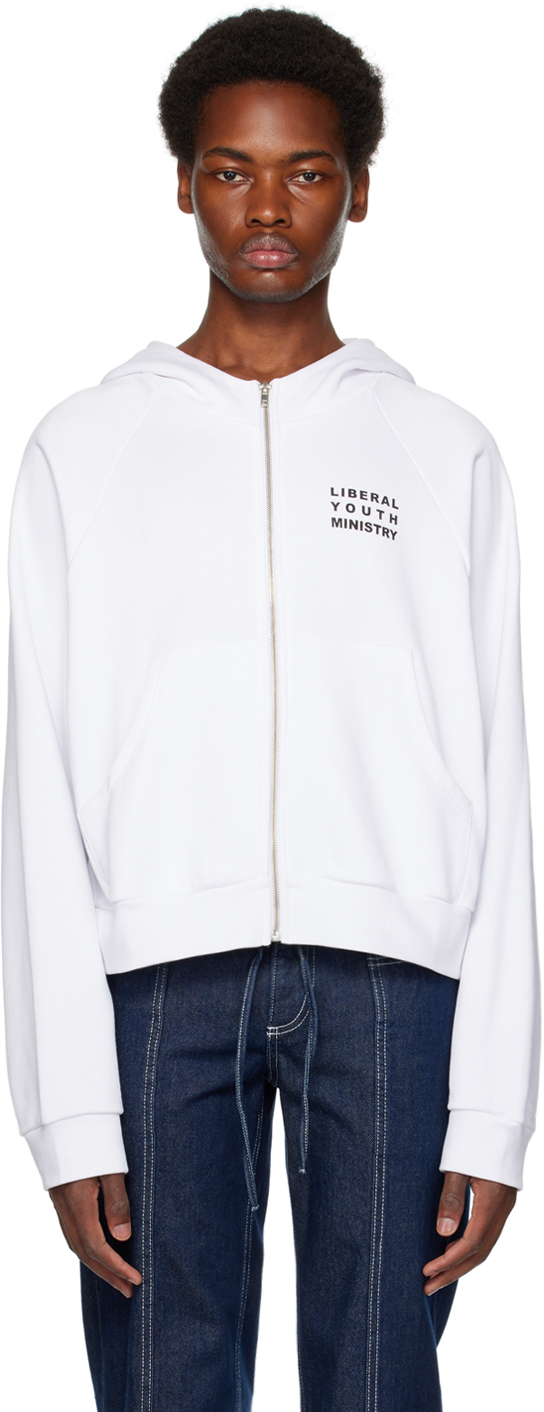 White Anime Hoodie