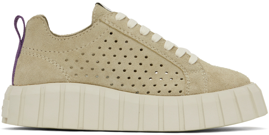 Eytys Beige Odessa Sneakers In Suede Elm