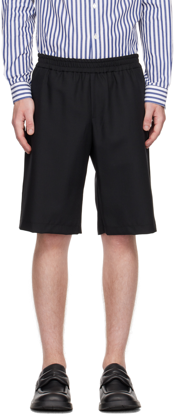 Harmony Black Pavel Shorts In 000 Black