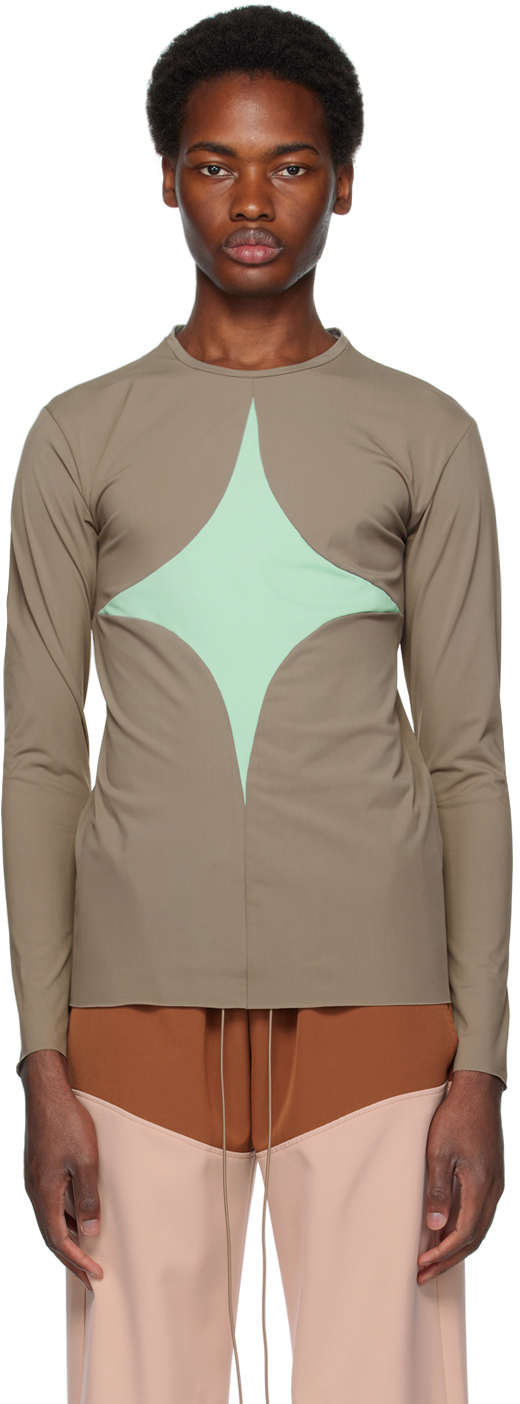 SSENSE Exclusive Gray Long Sleeve T-Shirt