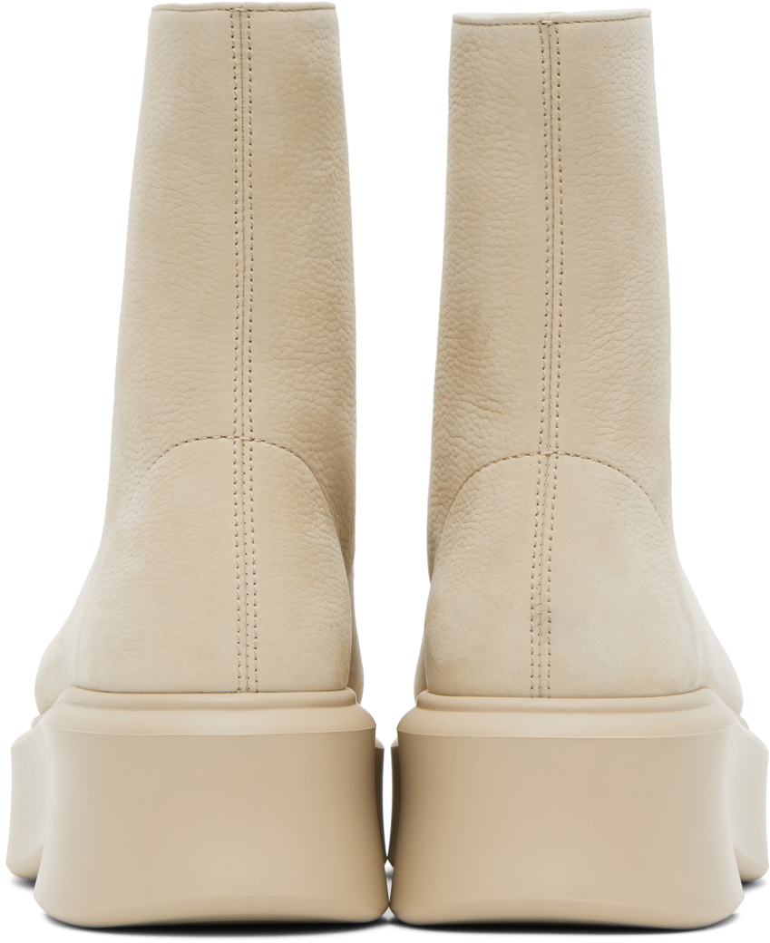 Shop The Row Beige Zipped I Boots