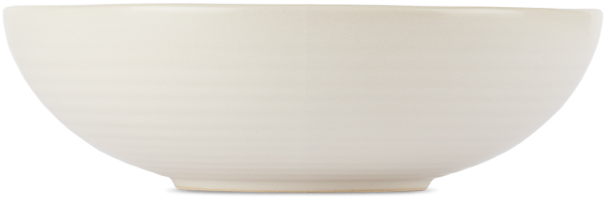 Ferm Living Off-white & Black Large Omhu Bowl In Off-white/charcoal