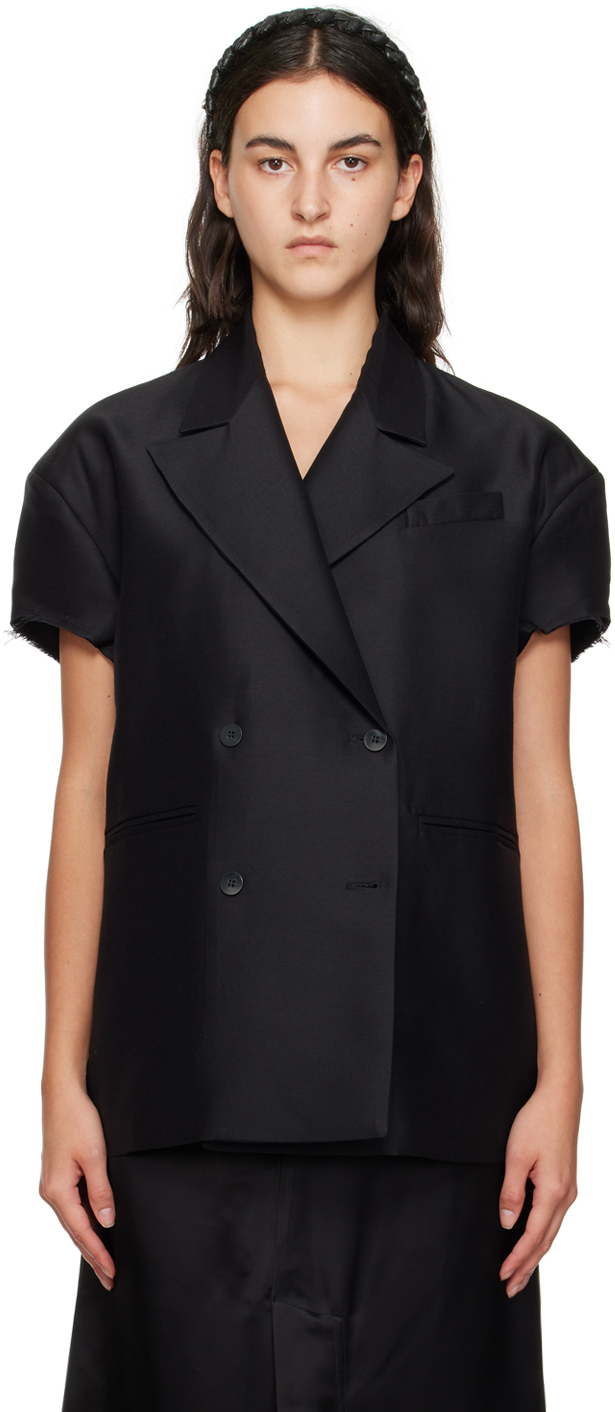 Niccolo Pasqualetti Black Taglio Blazer