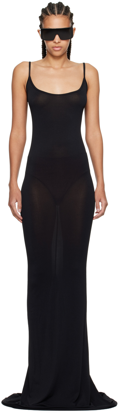 Black Slip Maxi Dress