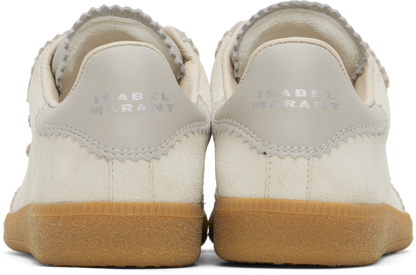 Isabel Marant Round Toe Low-top Casual Shoes In 23ec Ecru