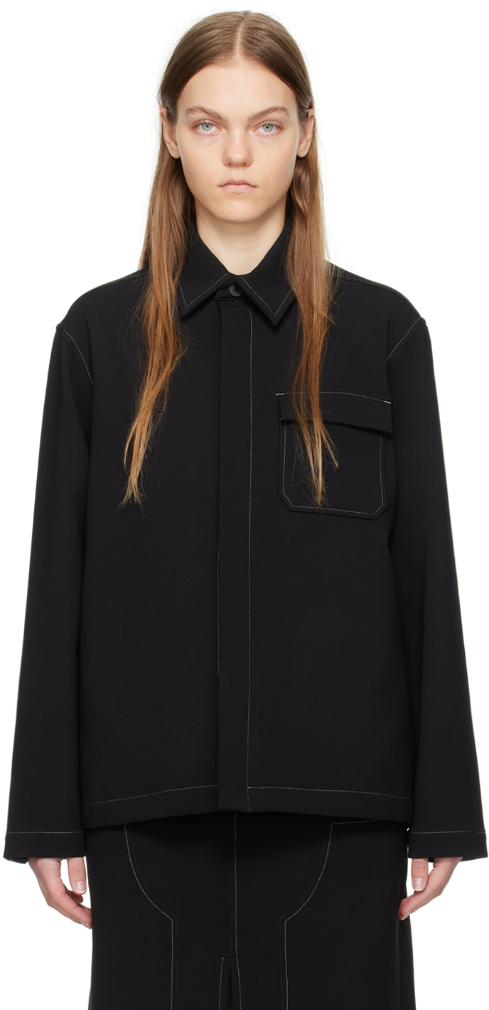 Soulland Black Rory Shirt In Black Multi