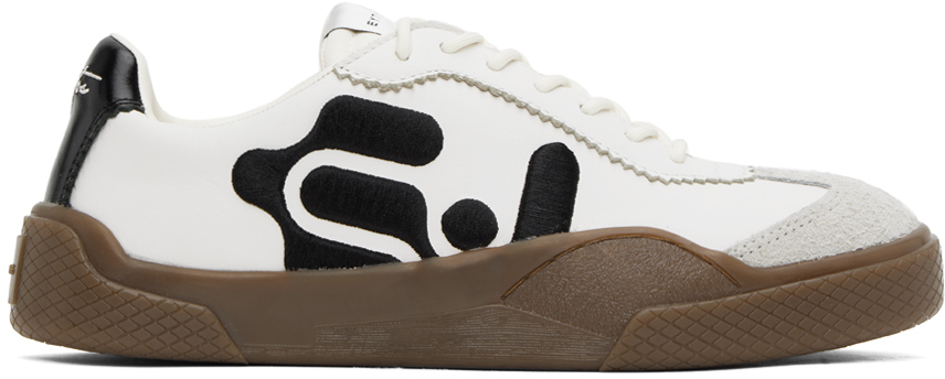 Eytys White Santos Sneakers In Swan