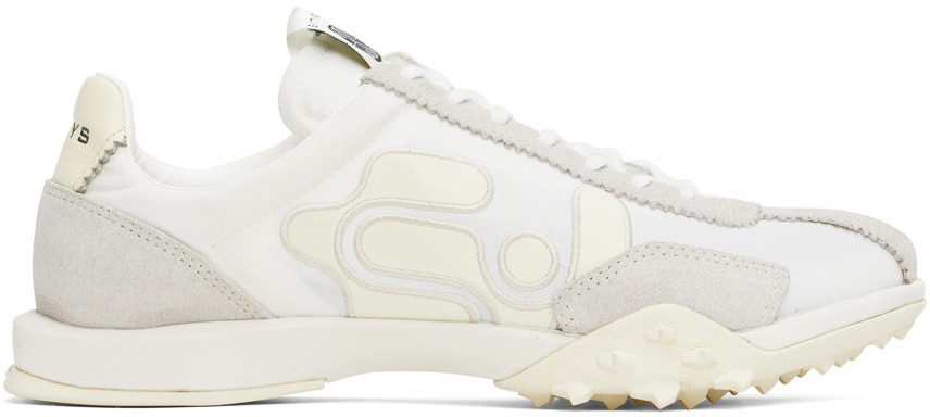 Eytys Off-white Eros Sneakers In Suede Off White