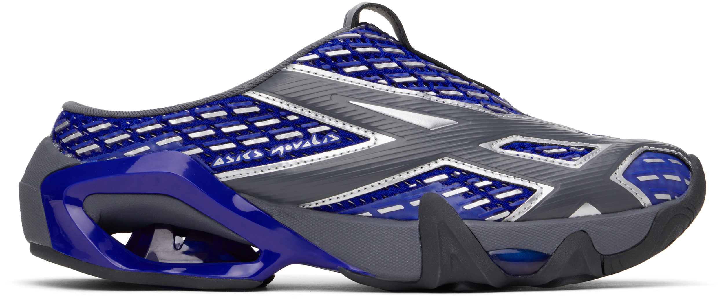 Asics Navy & Gray Gel-styrax Sneakers In Blue/pure Silver