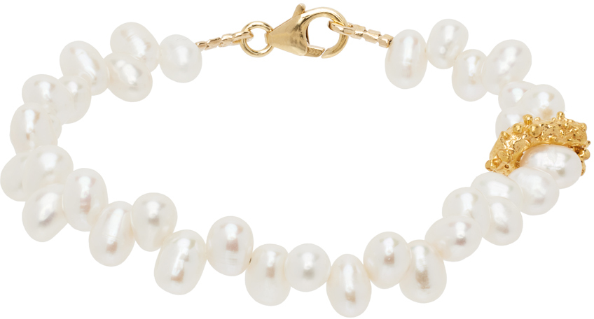 Gold & White 'The Calliope' Bracelet
