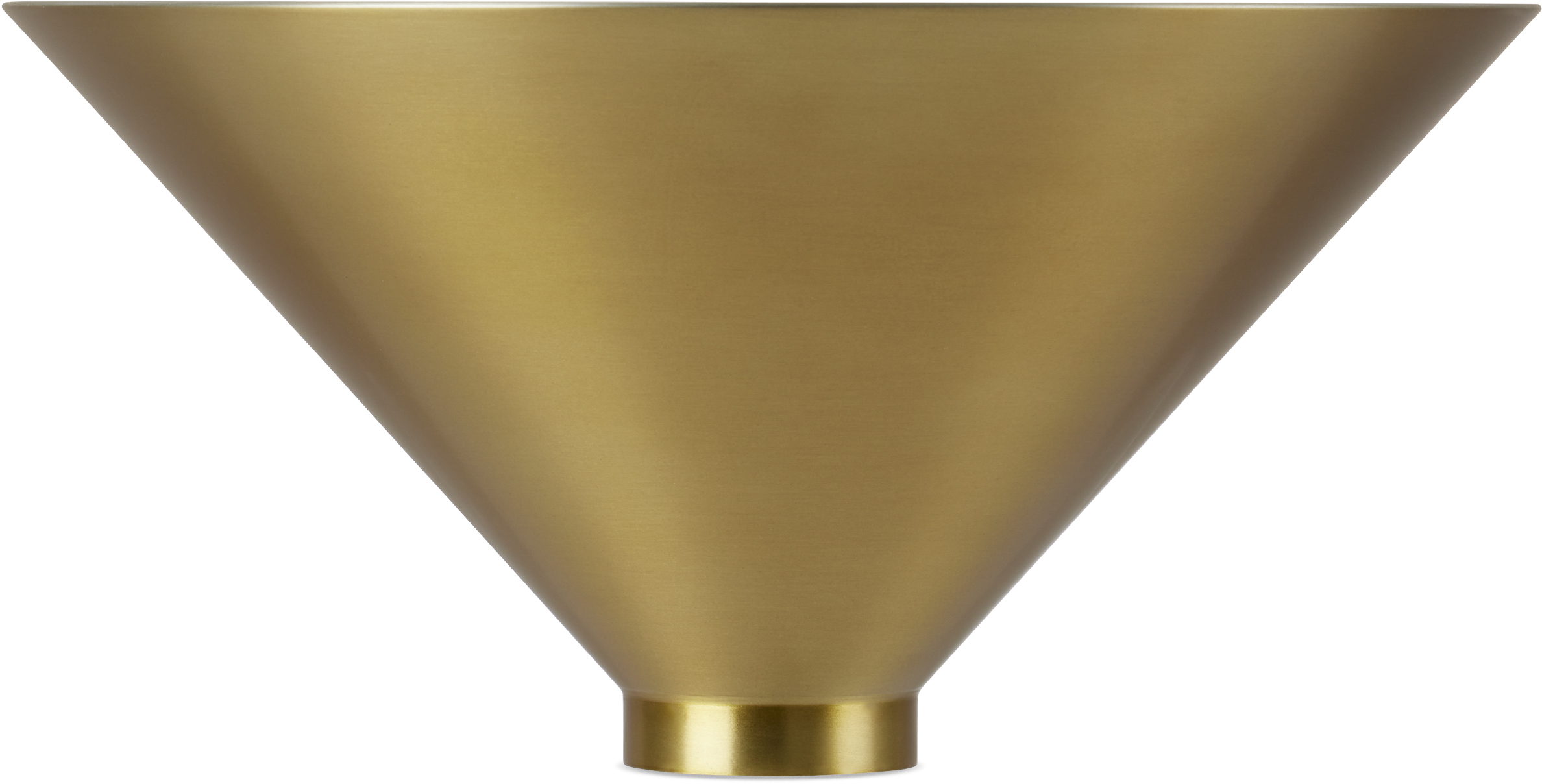 Audo Copenhagen Gold Taper Bowl In Brass