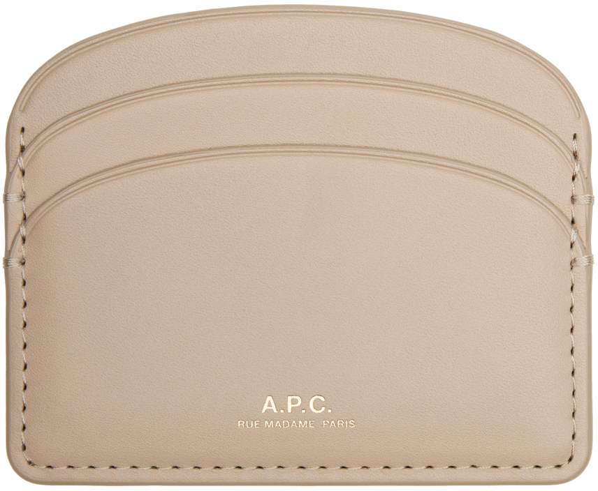 A. P.C. Black Demi-Lune Card Holder