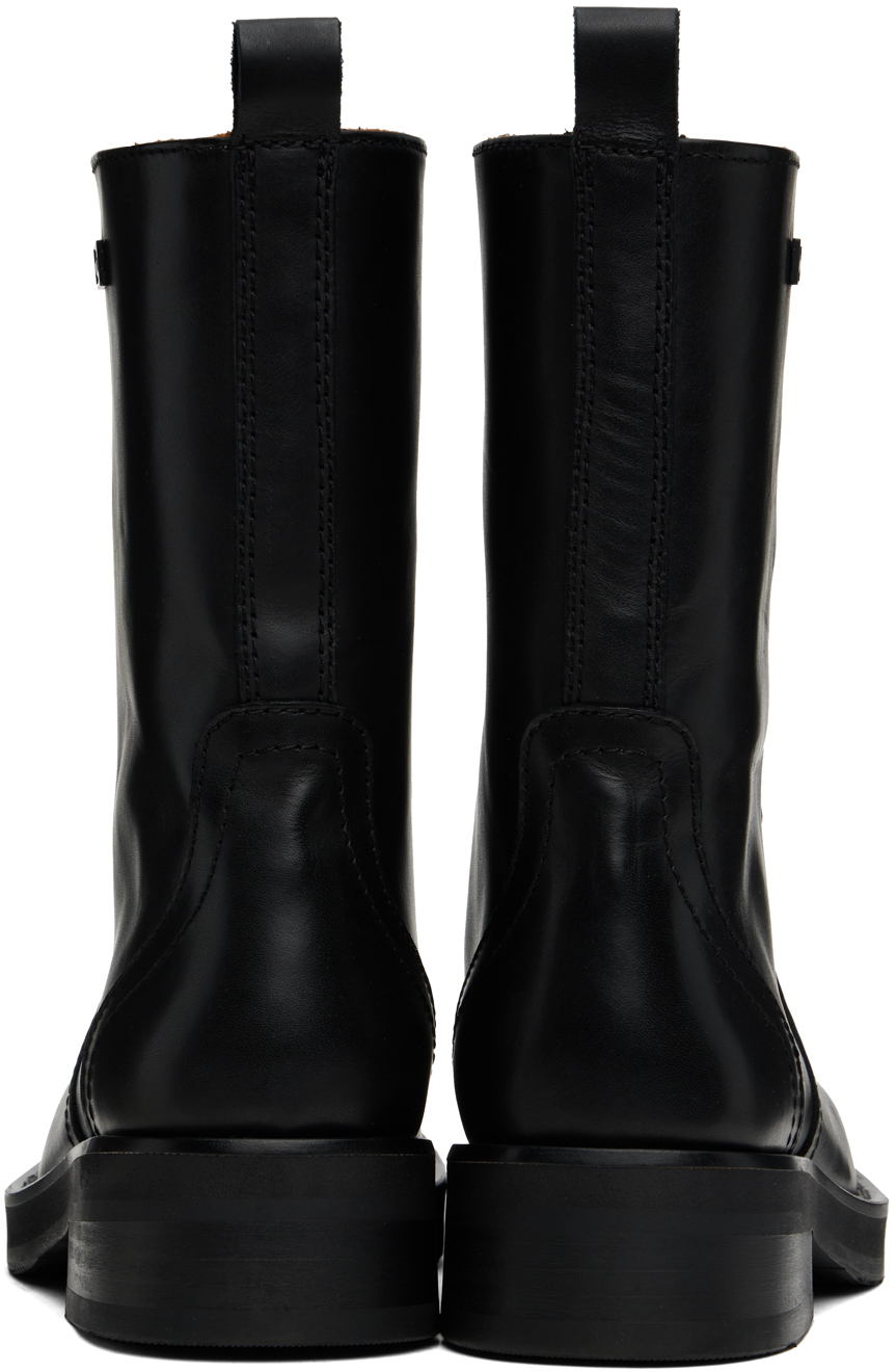 Soulland Black Arizona Metal Boots In Black