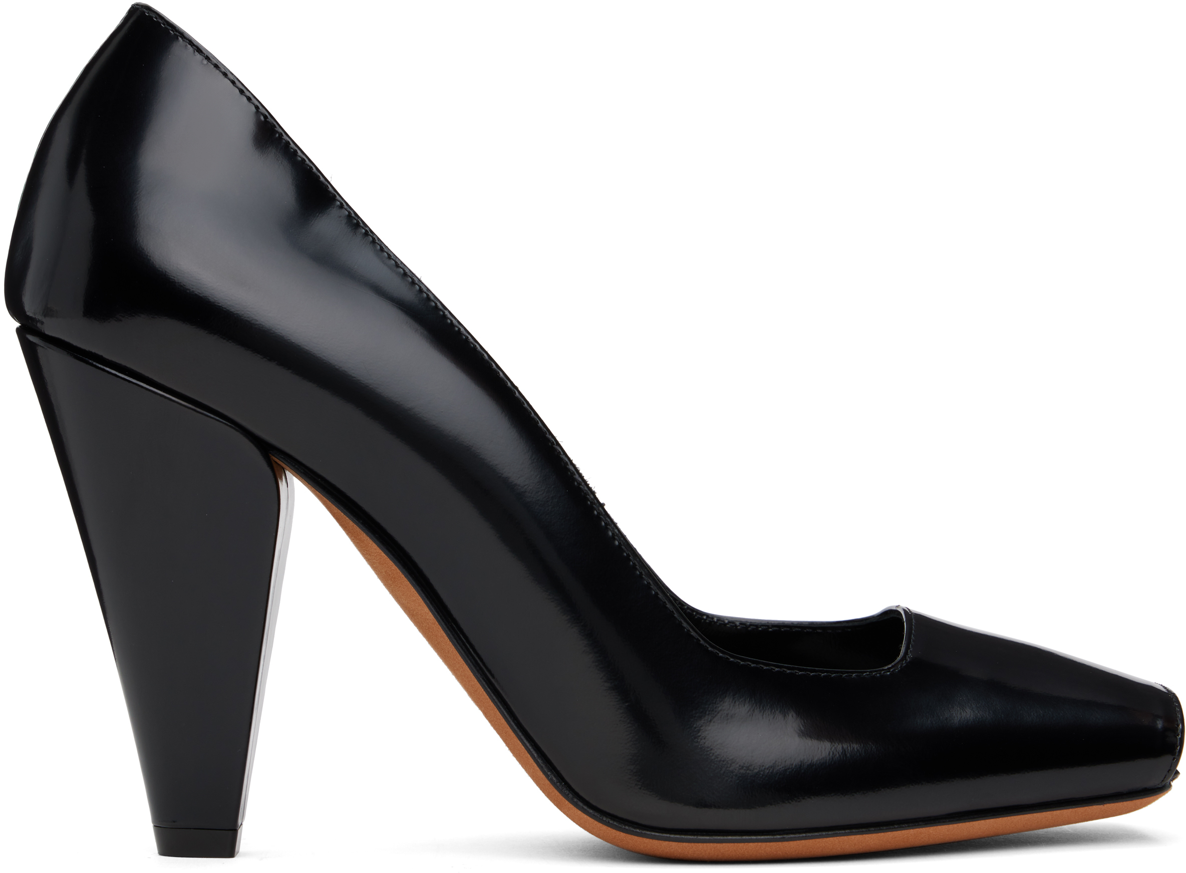 Shop Khaite Black Cedar Heels In 200 Black