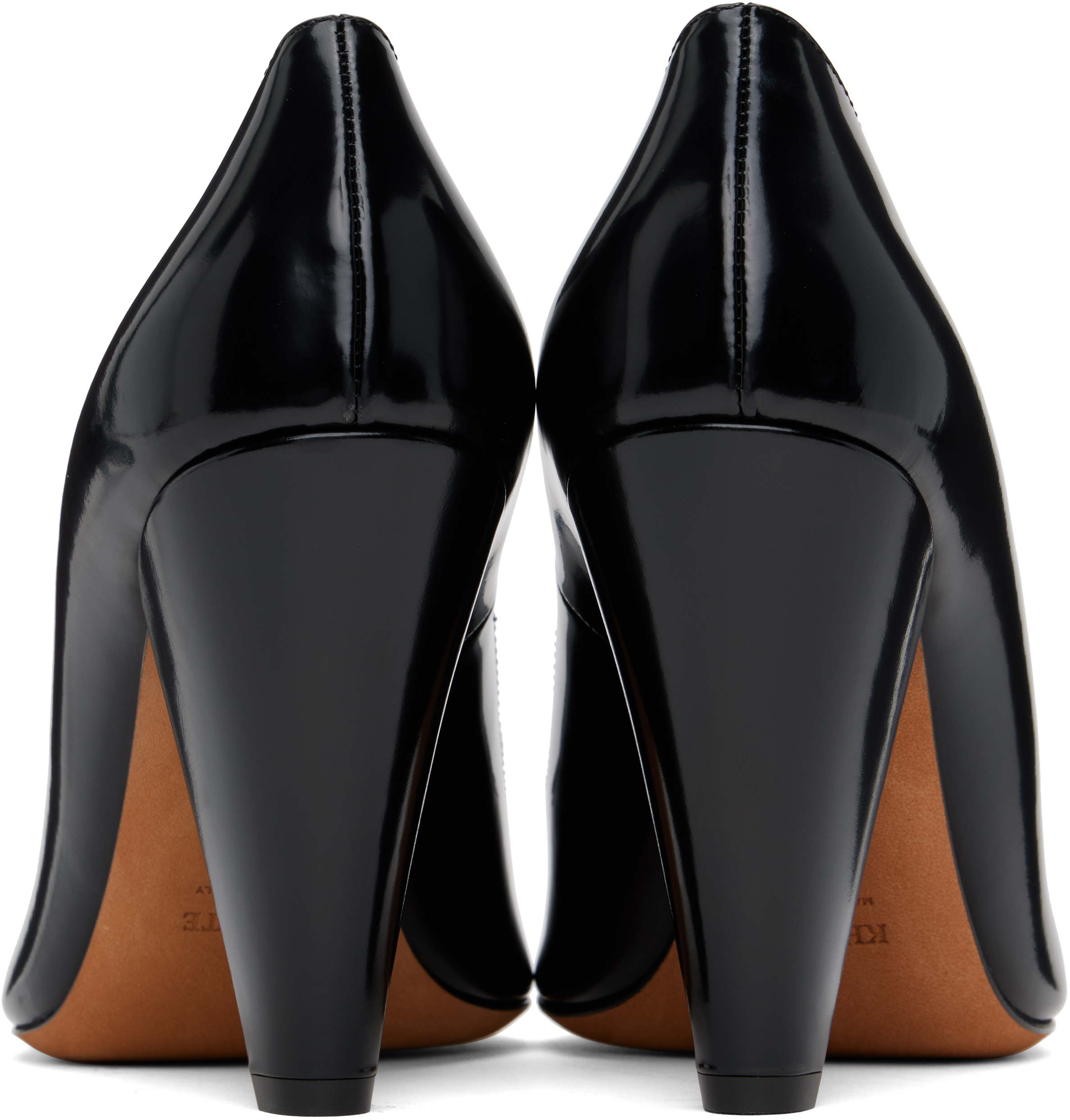 Shop Khaite Black Cedar Heels In 200 Black