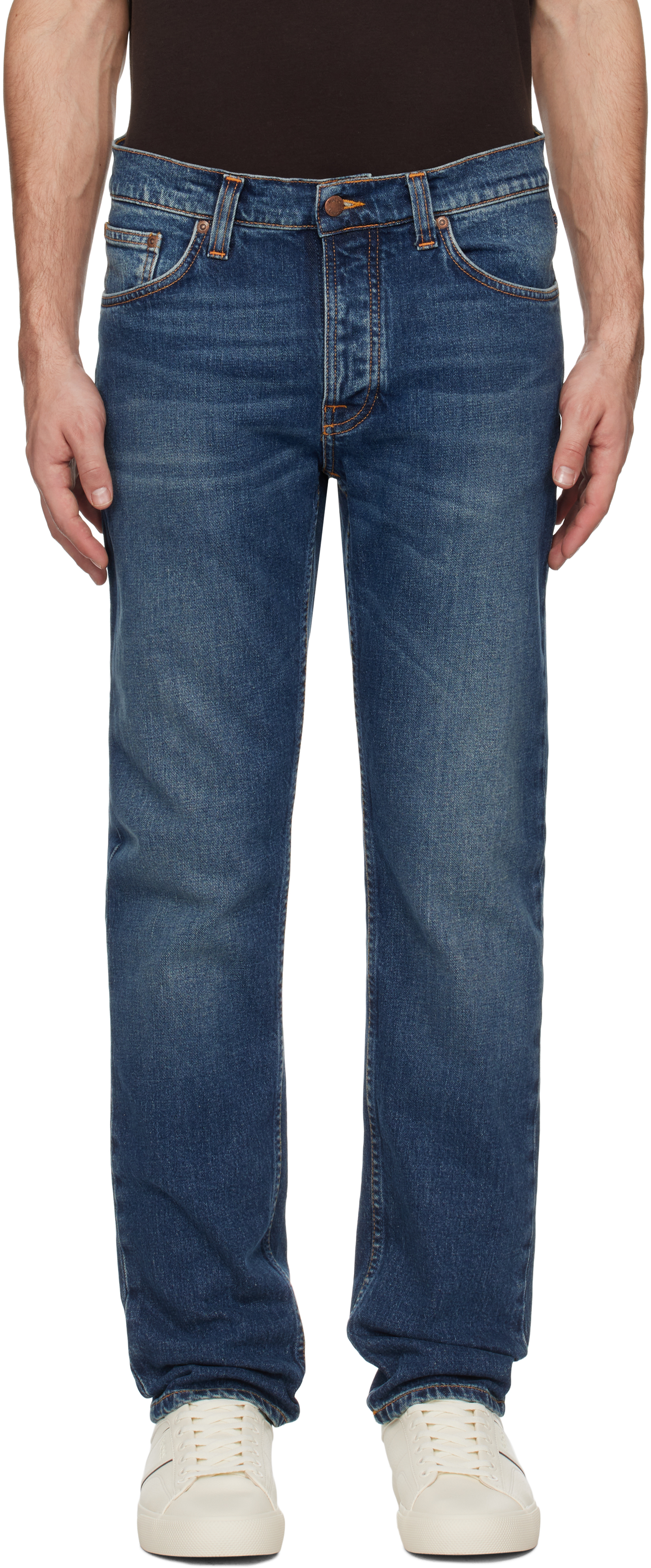 Blue Solid Ollie Jeans