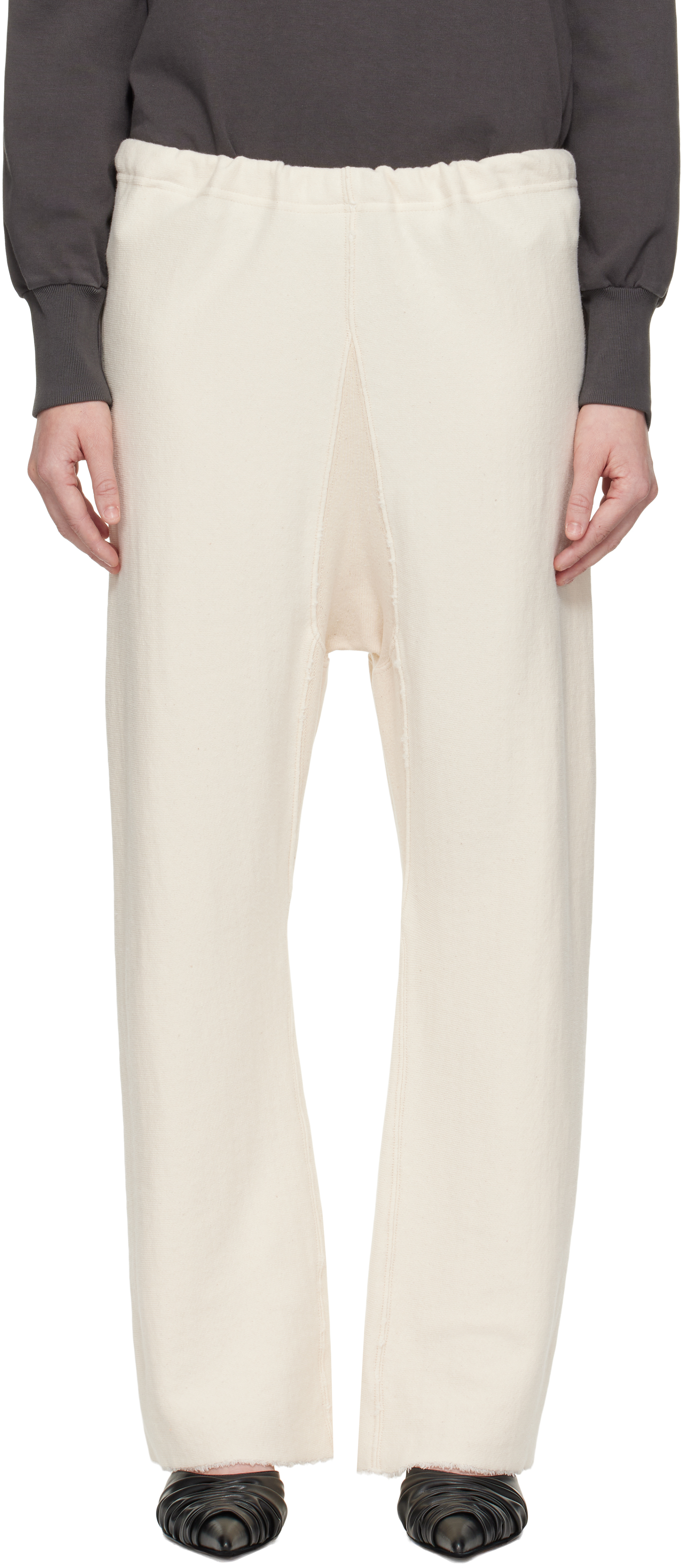 Maison Margiela Beige Jersey Lounge Pants