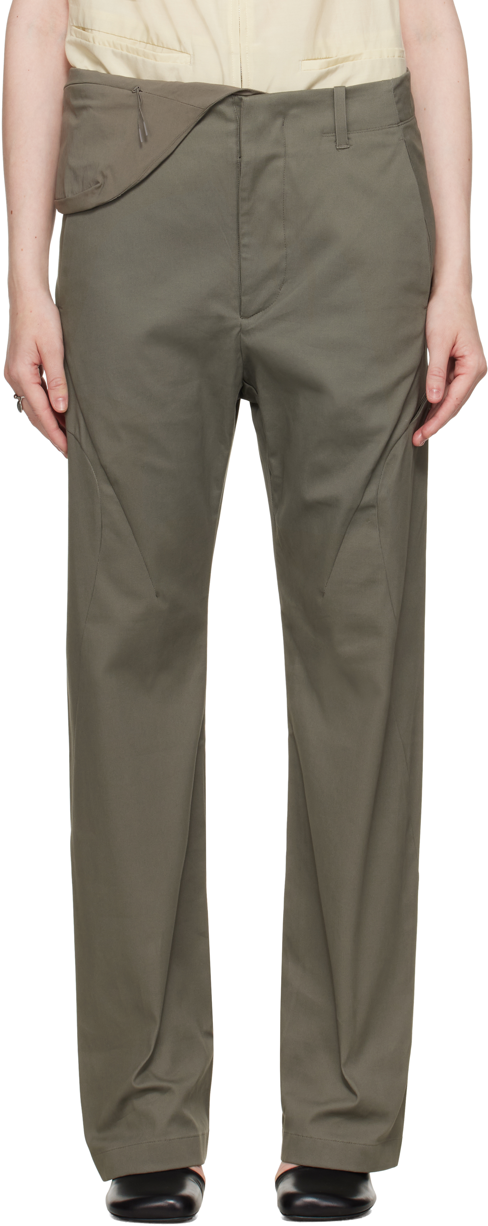 POST ARCHIVE FACTION (PAF) Khaki 8.0 Right Technical Trousers