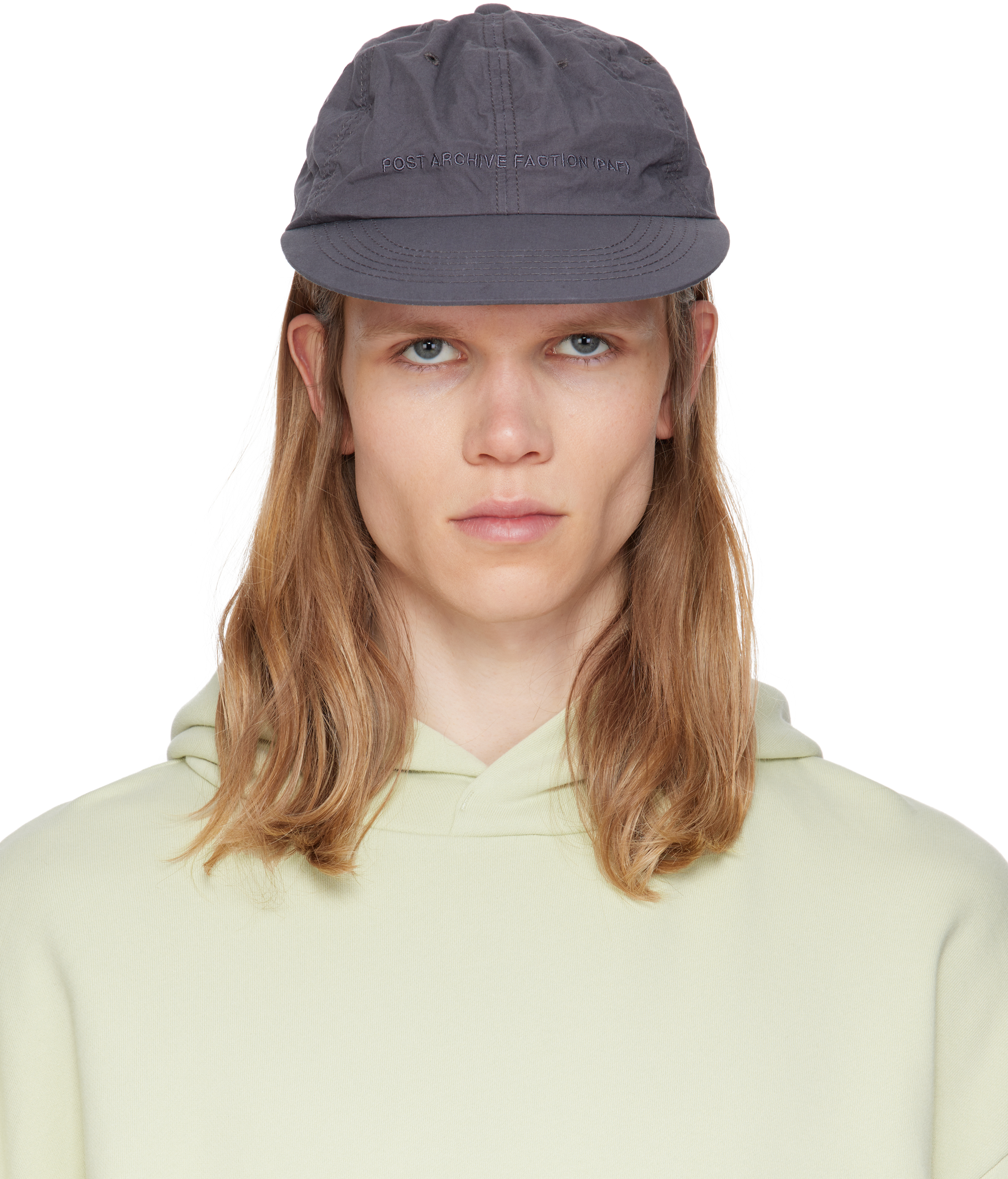 POST ARCHIVE FACTION (PAF) Gray 8.0 Logo Right Cap