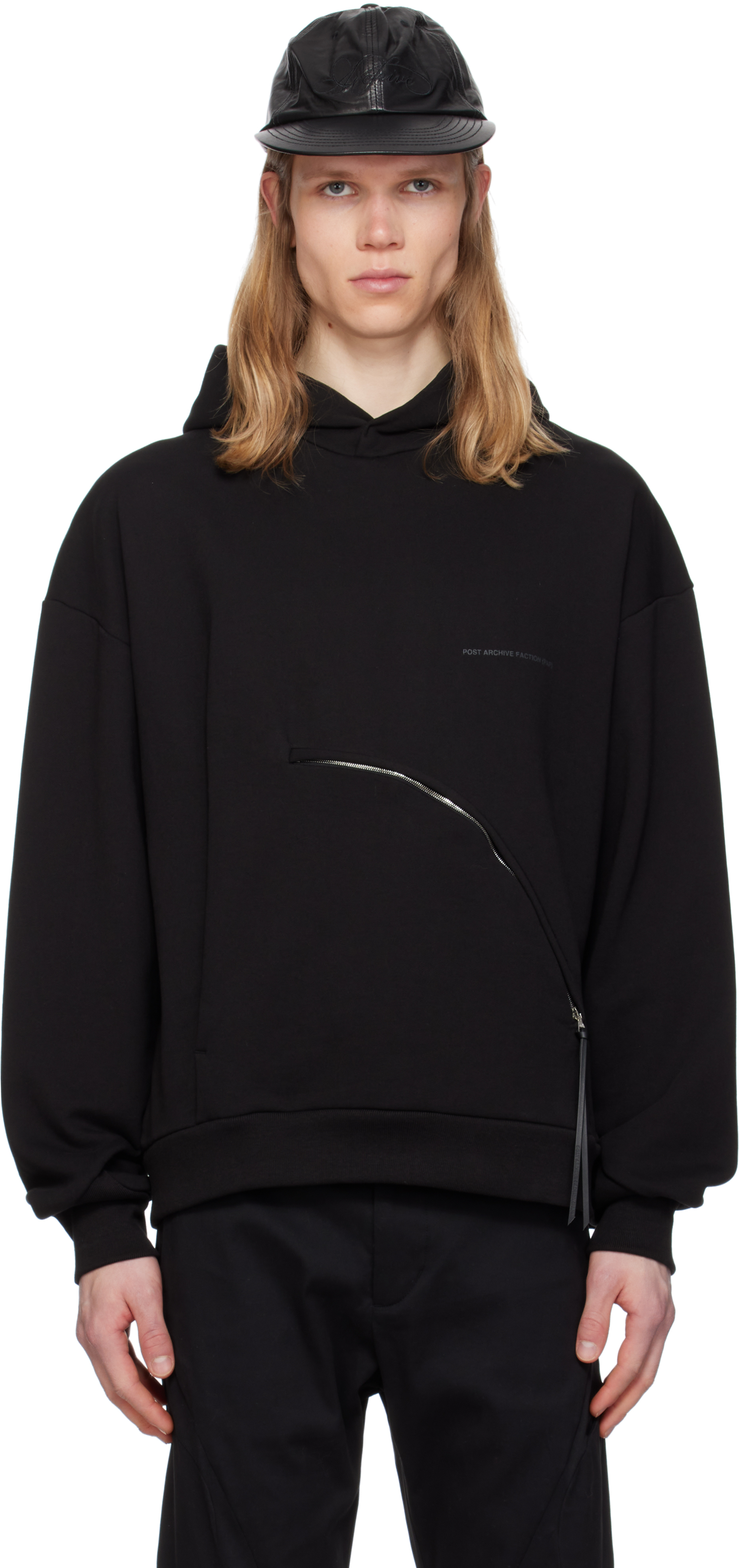 POST ARCHIVE FACTION (PAF) Black 8.0 Center Hoodie