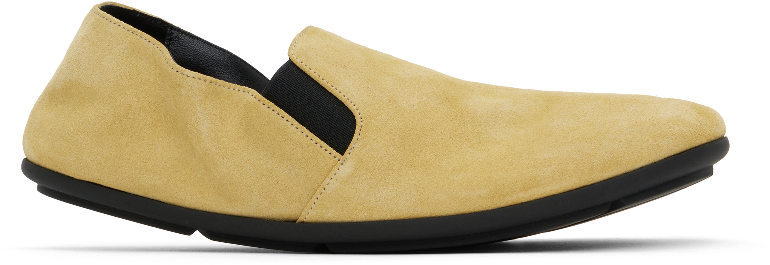 The Row Yellow Vincit Slippers In Wfr Wafer