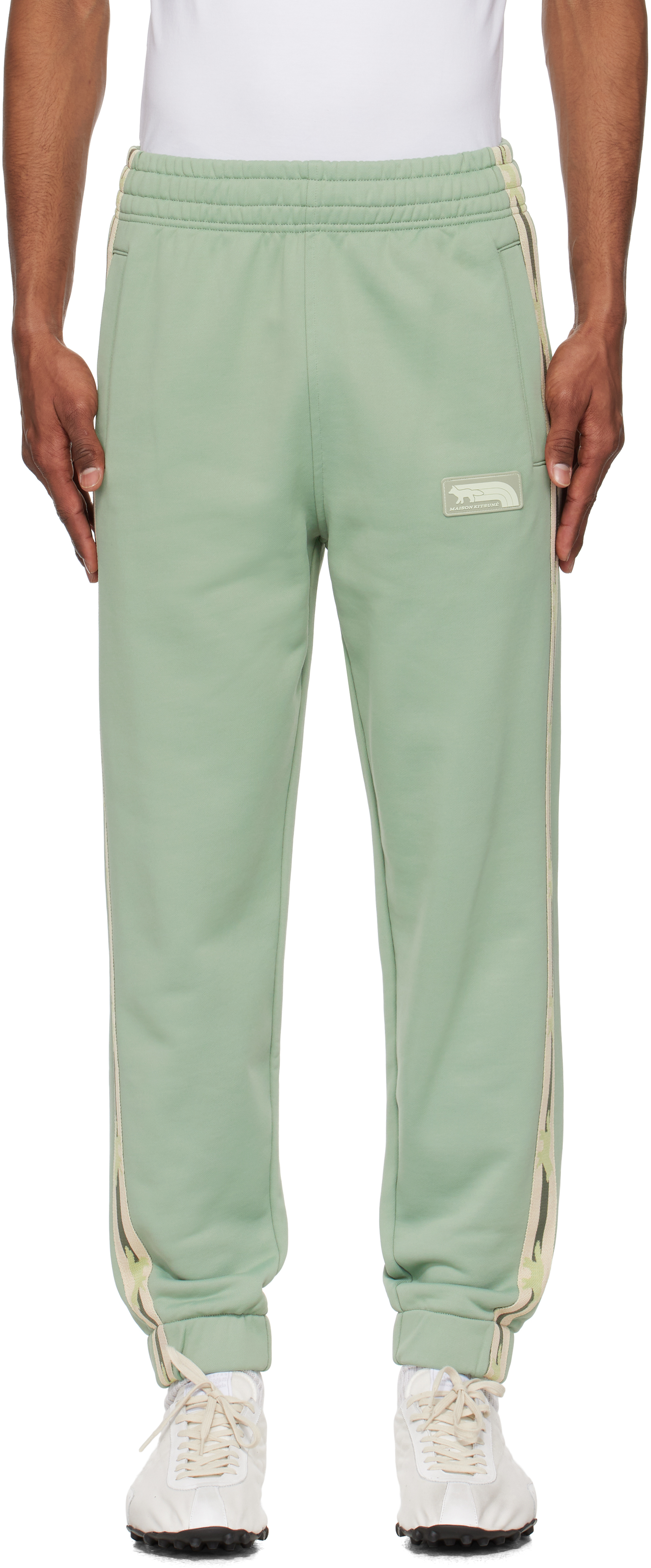 Maison Kitsuné Green Flash Fox Track Pants