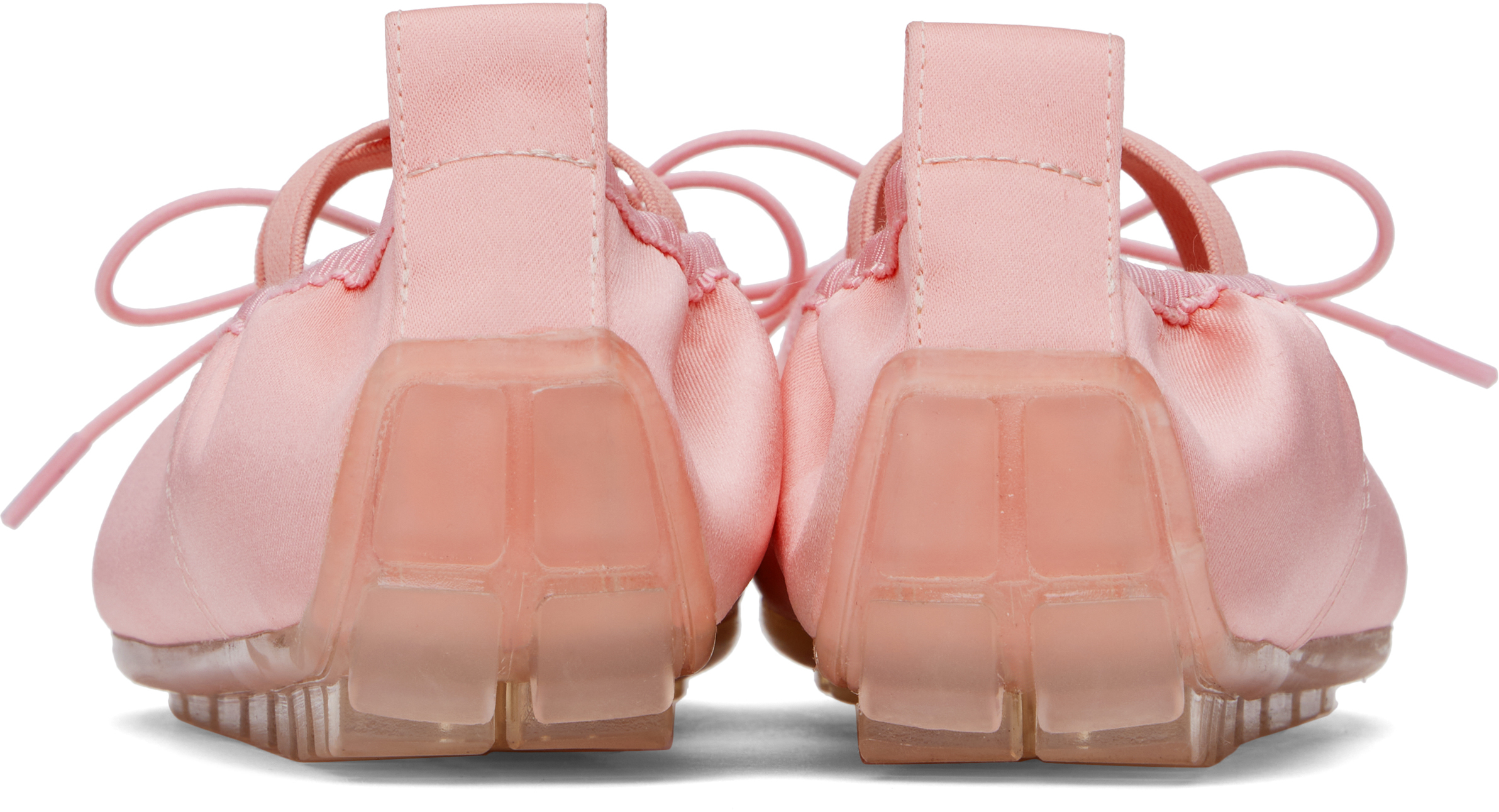Shop Simone Rocha Pink Grip Ballerina Flats