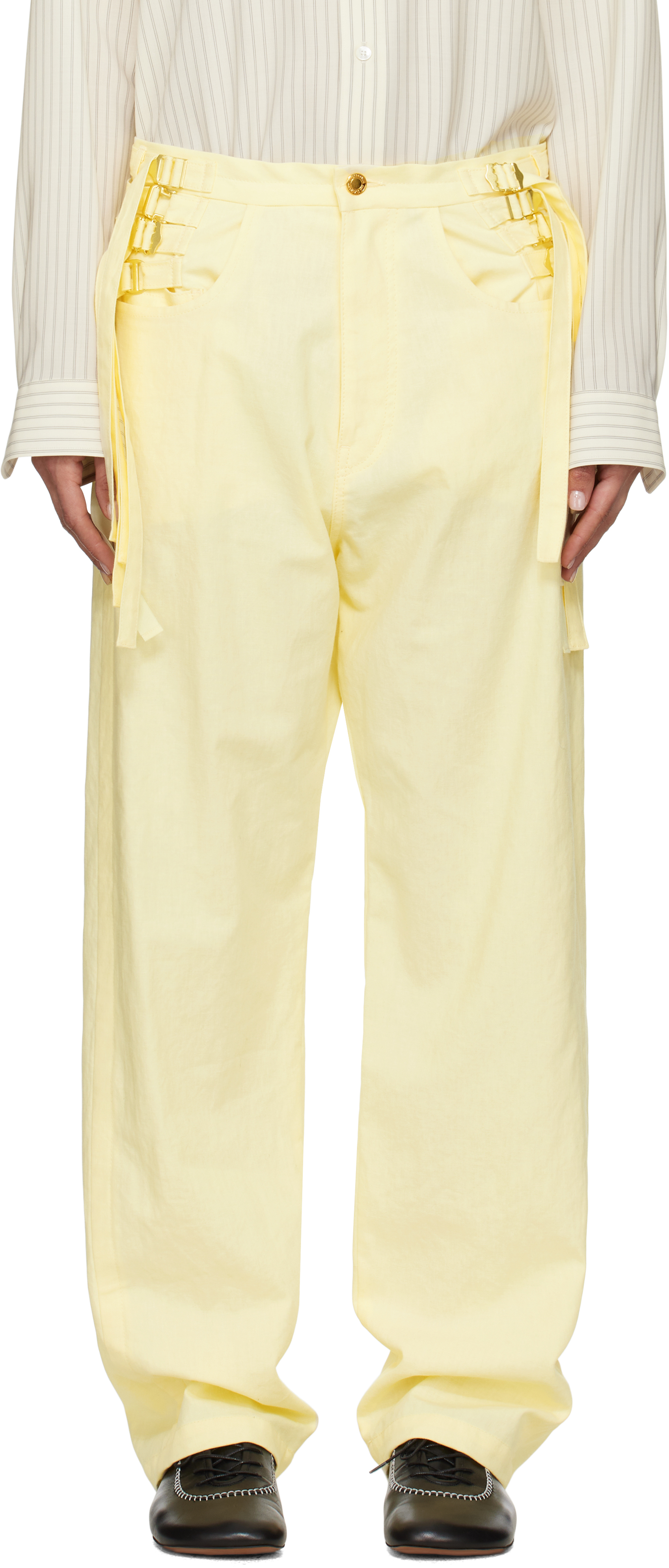 Yellow UC1E1504 Trousers