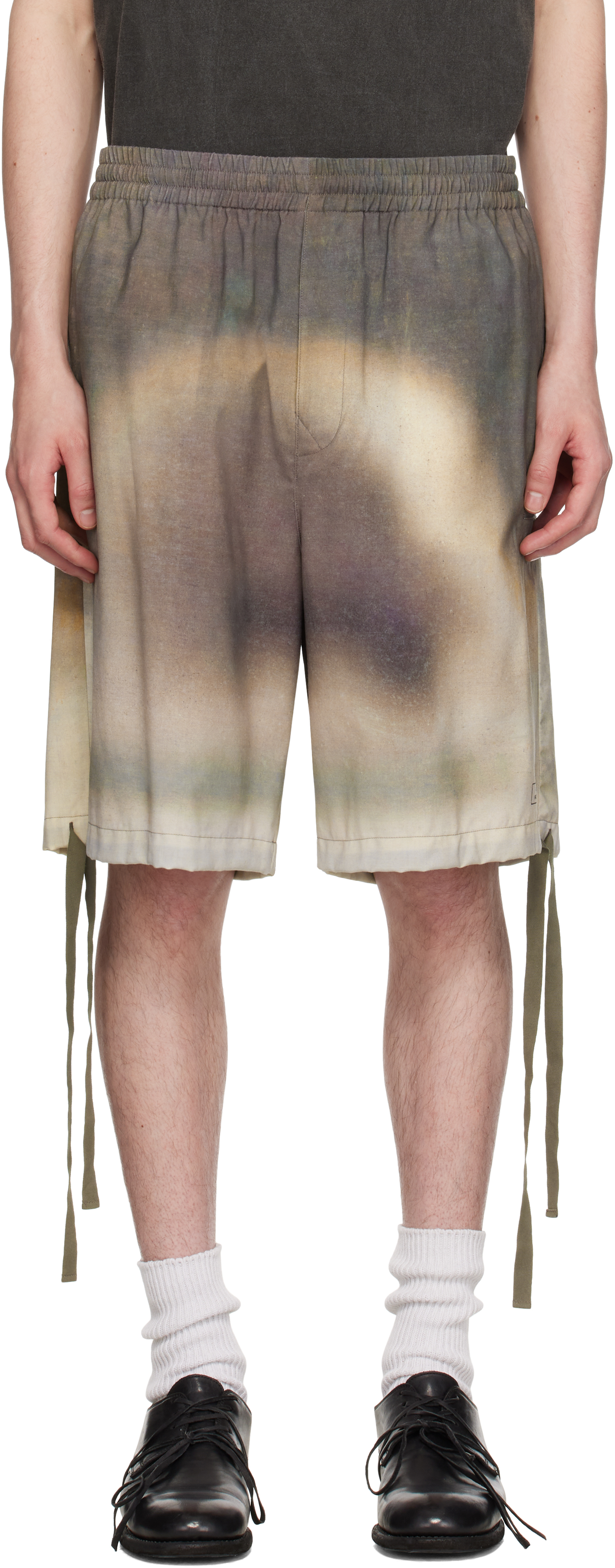 Brown & Gray UC1E4509 Shorts