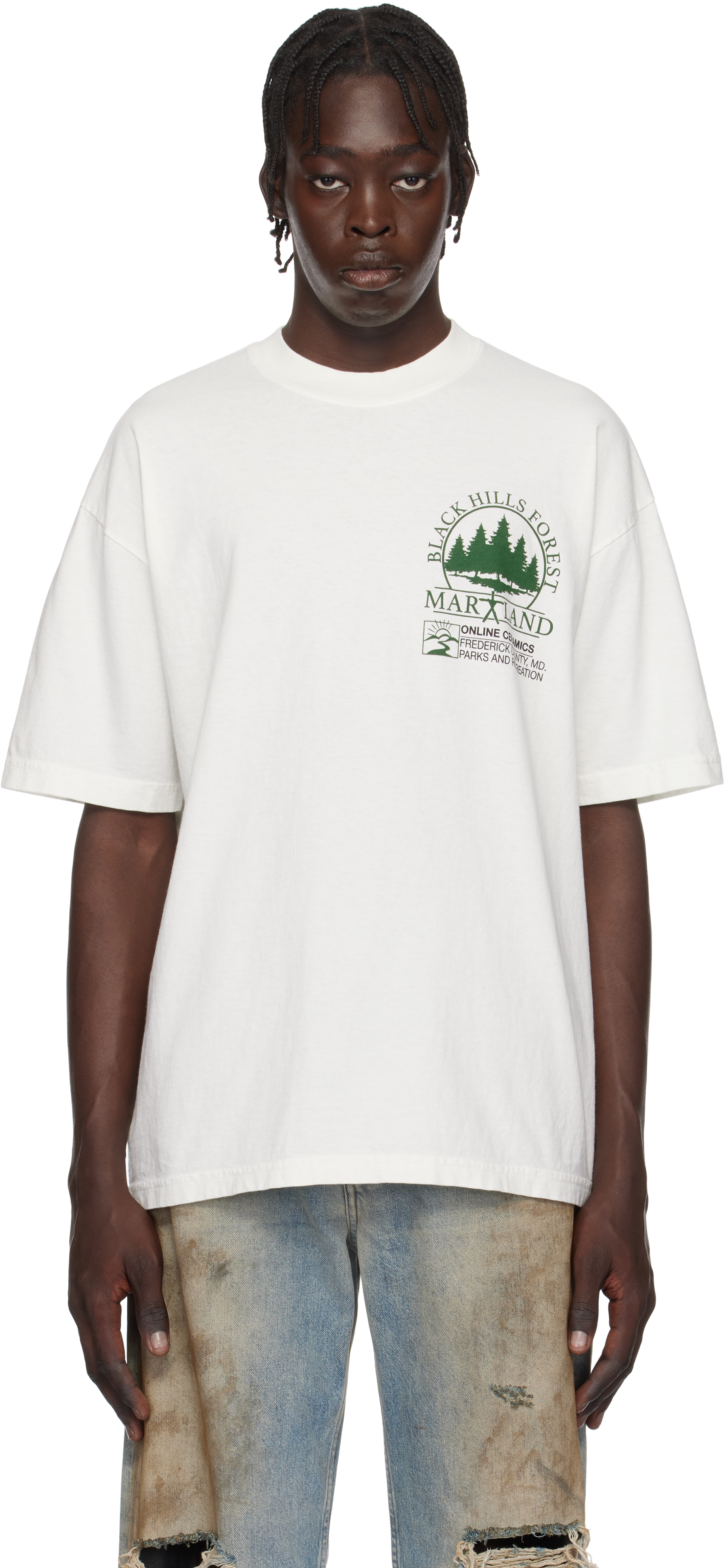 Off-White The Blair Witch 'Black Hills Forest Map' T-shirt