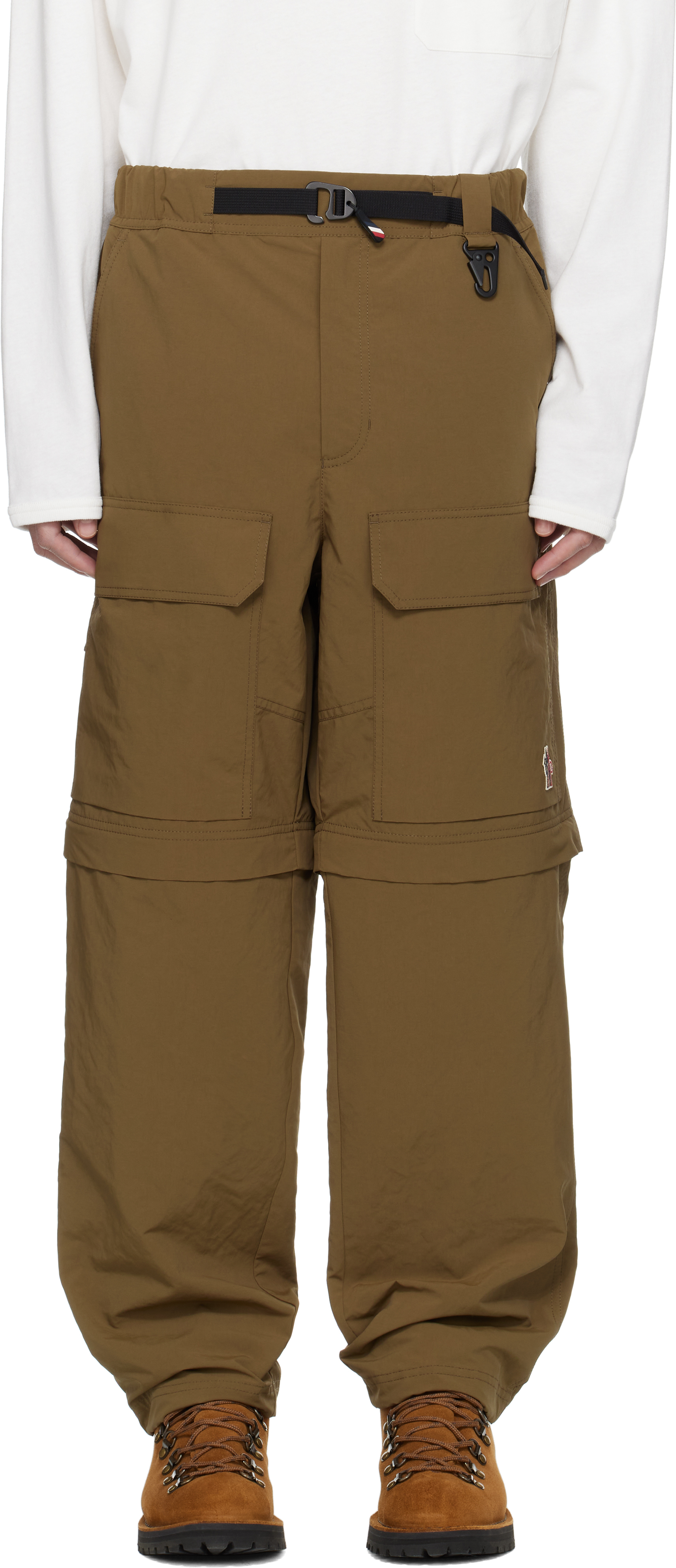Khaki Sportivo Zip-off Cargo Pants