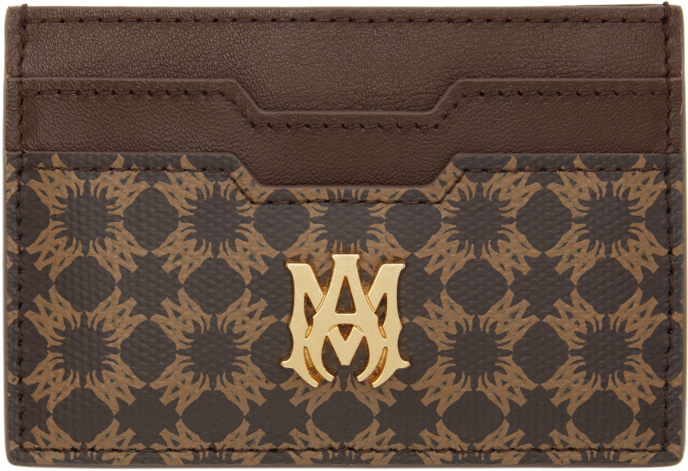 Brown MA Quad Card Holder