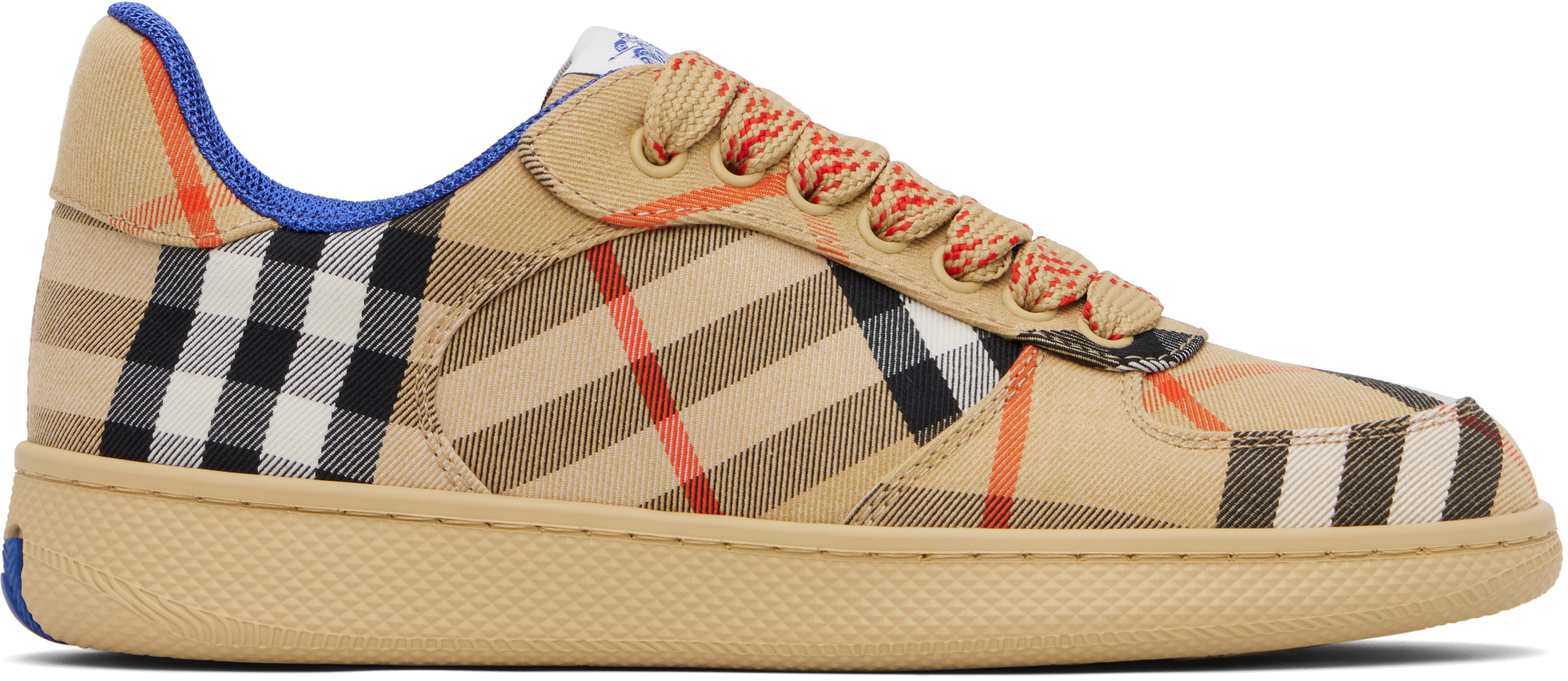 Tan Check Terrace Sneakers
