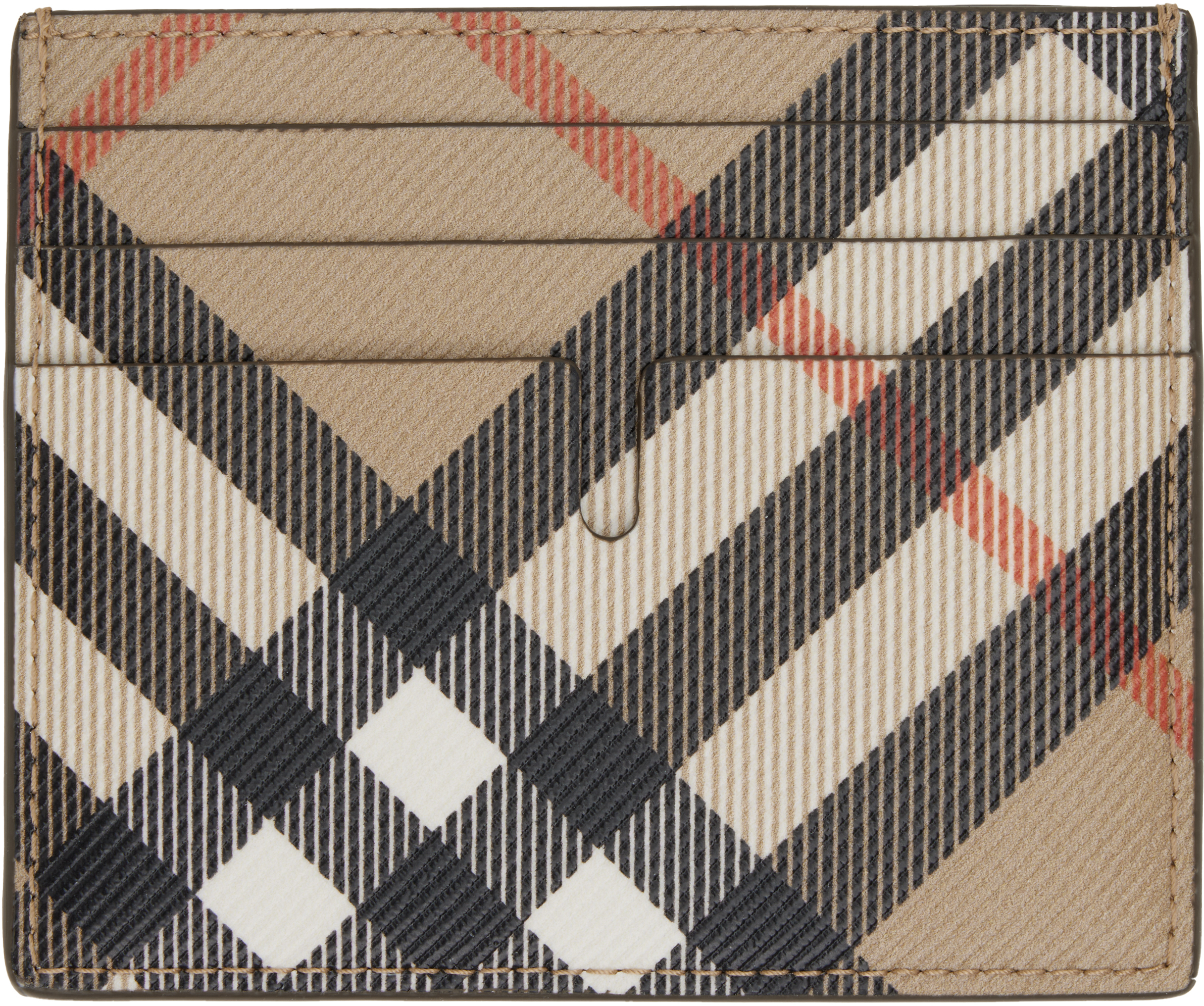 Beige MS Tall Sandon Card Holder